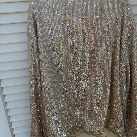 Zara Girls Sequin Zip-Up Jacket - Picture 4 of 4